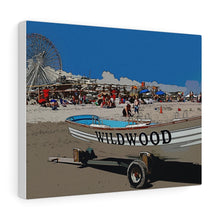 Load image into Gallery viewer, Cartoon Art Wall Decor Art Paint Beach Painting Carnival Decor Jersey shore