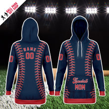 Load image into Gallery viewer, Boston Personalized Long Hoodie Navy Success