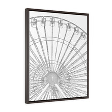 Load image into Gallery viewer, Black & White Art Sketch Wall Art Print Morey's Piers Amusement Park Wildwood Ferris Wheel