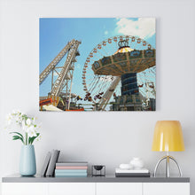 Load image into Gallery viewer, Watercolor Painting Wall Art Print Wildwood Jersey Shore Ferris wheel