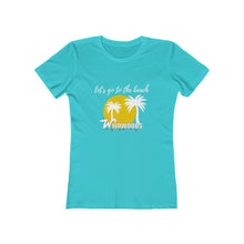Load image into Gallery viewer, Let's Go to the beach Women's The Boyfriend Tee