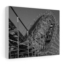 Load image into Gallery viewer, Wildwood Jersey Roller Coaster Black and White Photography Wall Art Print