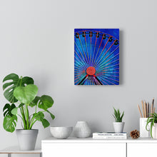 Load image into Gallery viewer, Oil Painting Wall Art Print Amusement Park Wildwood Ferris Wheel