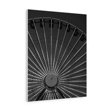 Load image into Gallery viewer, Black and White Photography Wall Art Print WIldwood NJ Ferris wheel