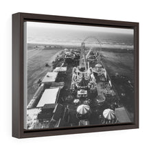 Load image into Gallery viewer, Black and White Photography Wall Art Print Wildwood NJ Skyline