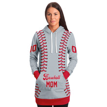 Load image into Gallery viewer, Seattle Personalized Long Hoodie Silver