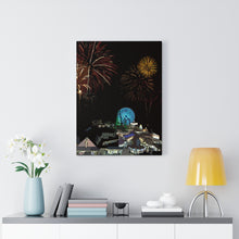 Load image into Gallery viewer, Cartoon Art Wall Decor Art Paint Beach Painting Wildwood New Jersey fireworks