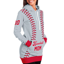 Load image into Gallery viewer, Seattle Personalized Long Hoodie Silver