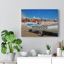 Load image into Gallery viewer, Gouache Digital Art painting Wall Art Print Wildwood Jersey Shore Ocean View