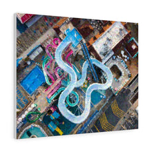 Load image into Gallery viewer, Gouache Digital Art painting Wall Art Print Water park Wildwood NJ