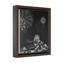 Load image into Gallery viewer, Wildwood New Jersey fireworks Black and White Wall Art Print