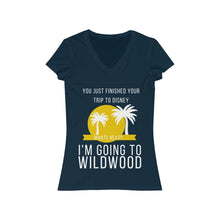 Load image into Gallery viewer, I'm Going to Wildwood WIldwood Days Women's Jersey Short Sleeve V-Neck Tee