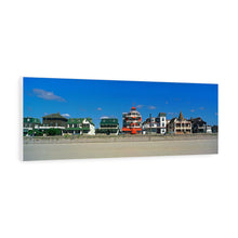 Load image into Gallery viewer, Watercolor Painting Cape May NJ Beach Wall Art Print Panoramic