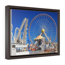 Load image into Gallery viewer, Canvas Print Wildwood Morey's Piers Amusement Park Wall Art