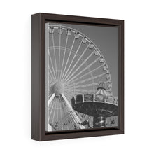 Load image into Gallery viewer, Black and White Photography Wall Art Print Amusement Park Wildwood Ferris Wheel