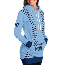 Load image into Gallery viewer, Tampa Bay Personalized Long Hoodie Light Blue