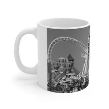 Load image into Gallery viewer, Black and White Wildwood NJ Coffee Or Tea Mug 11oz