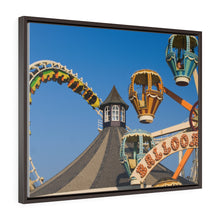 Load image into Gallery viewer, Canvas Print Wildwood Jersey Shore Morey's Piers Amusement Park Rides Ferris Wheel