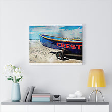 Load image into Gallery viewer, Oil Painting Wall Art Print Wildwood Crest Life Guard boats New Jersey Beach