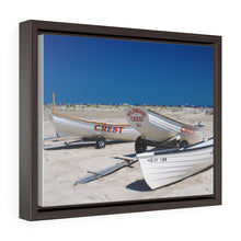 Load image into Gallery viewer, Canvas Print Wildwood Crest New Jersey Shore Lifeguard Boats