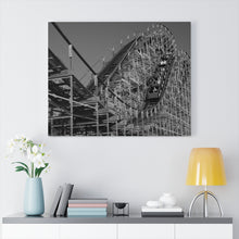 Load image into Gallery viewer, Wildwood Jersey Roller Coaster Black and White Photography Wall Art Print