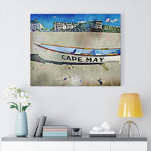 Load image into Gallery viewer, Oil Painting Wall Art Print Lifeboat Beach Cape May NJ