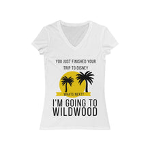 Load image into Gallery viewer, I'm Going to Wildwood WIldwood Days Women's Jersey Short Sleeve V-Neck Tee