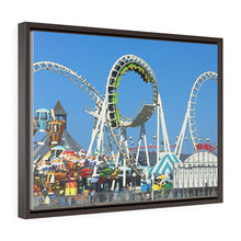 Load image into Gallery viewer, Watercolor Painting Wall Art Print Wildwood Moreys Piers Beach Sky