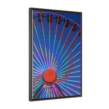 Load image into Gallery viewer, Canvas Print Wildwood Big Ferris Wheel Night
