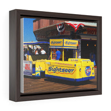 Load image into Gallery viewer, Canvas Print Wildwood New Jersey Shore Boardwalk Tramcar