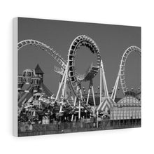 Load image into Gallery viewer, Black and White Photography Wall Art Print Wildwood NJ Boardwak