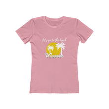 Load image into Gallery viewer, Let's Go to the beach Women's The Boyfriend Tee