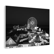 Load image into Gallery viewer, Black and White Photography Wall Art Print Moreys Piers Wildwood NJ