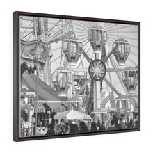 Load image into Gallery viewer, Black and White Photography Wall Art Print Morey's Piers Wildwood New Jersey