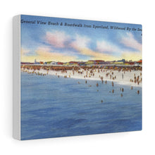 Load image into Gallery viewer, Wildwood By The Sea Wildwood Crest Beach Home Decor Wall Art Print Canvas