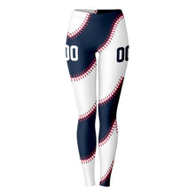 Load image into Gallery viewer, New York Personalized Leggings Blue & White