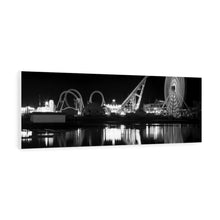 Load image into Gallery viewer, Black and White Photography Wall Art Print WIldwood NJ Beach Skyline