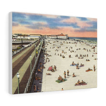 Load image into Gallery viewer, Sunny Day WIldwood Beach Postcard Home Decor Wall Art Print Canvas