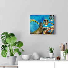 Load image into Gallery viewer, Wildwood Jersey shore Morey's Piers Oil Painting Wall Art Print