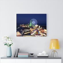 Load image into Gallery viewer, Canvas Print Mariners Landing Moreys Piers Wildwood Skyline Night