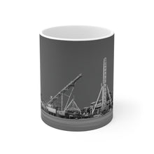 Load image into Gallery viewer, Black and White Wildwood NJ Coffee Or Tea Mug 11oz