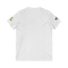 Load image into Gallery viewer, Watch The Tramcar Please Unisex Jersey V-Neck Tee