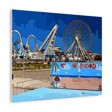 Load image into Gallery viewer, Cartoon Art Wall Decor Art Paint Beach Painting Wildwoods