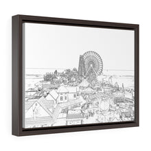 Load image into Gallery viewer, Art Sketch Wall Art Print Moreys Piers Wildwood NJ Beach Decor