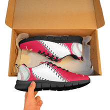 Load image into Gallery viewer, Baseball Sneakers Red & White