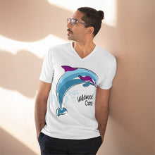 Load image into Gallery viewer, Vintage retro old school Style Wildwood New Jersey Dalton Men's Lightweight V-Neck Tee