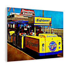 Load image into Gallery viewer, Oil Painting Wall Art Print Wildwood NJ Tramcar