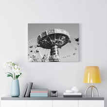 Load image into Gallery viewer, Wildwood Jersey shore Swings Black and White Photography Wall Art Print