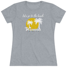 Load image into Gallery viewer, Wildwood NJ Beach Palm Tree Women's Triblend Tee