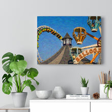 Load image into Gallery viewer, Gouache Digital Art painting Wall Art Print Wildwood Jersey Shore Ferris wheel